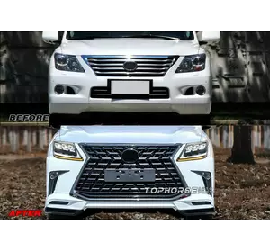 Комплект міні-рестайлінгу з моделі 2008-2015 на TRD Sport (бампер, фари) для Lexus LX570/450d Комплект міні-рестайлінгу з моделі 2008-2015 на TRD Sport (бампер, фари) для Lexus LX570/450d