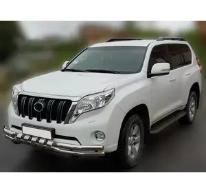 Передній захист F3-31 (нерж) для Toyota Land Cruiser Prado 150 Передній захист F3-31 (нерж) для Toyota Land Cruiser Prado 150