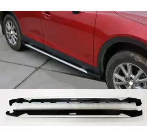 Бокові пороги Оригінал (2 шт) для Mazda CX-4 2016-2024 рр