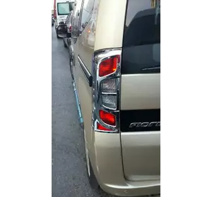 Накладка на стопи з вигином (2 шт, пласт) для Fiat Fiorino/Qubo 2008-2024 рр Накладка на стопи з вигином (2 шт, пласт) для Fiat Fiorino/Qubo 2008-2024 рр