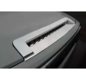 Хром накадки на капот (нержавійка) для Toyota FJ Cruiser