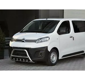 Кенгурятник WT003 (нерж) для Toyota Proace 2017-2024 рр