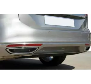 Накладки імітація глушника SD/SW (2015-2018, 2 шт, нерж) OmsaLine - Італійська нержавійка для Volkswagen Passat B8 рр Накладки імітація глушника SD/SW (2015-2018, 2 шт, нерж) OmsaLine - Італійська нержавійка для Volkswagen Passat B8 рр