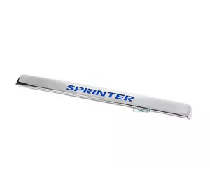 Планка над номером підсвічуванням (нерж.) Синя підсвітка для Mercedes Sprinter W906 2006-2018 рр Планка над номером підсвічуванням (нерж.) Синя підсвітка для Mercedes Sprinter W906 2006-2018 рр