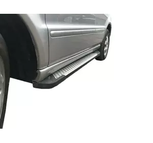 Бокові пороги Allmond Grey (2 шт., алюміній) для Mercedes ML W163 Бокові пороги Allmond Grey (2 шт., алюміній) для Mercedes ML W163