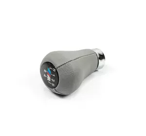 Ручка КПП ОЕМ (кожзам, сіра гладка) для BMW 5 серія E-34 1988-1995 рр Ручка КПП ОЕМ (кожзам, сіра гладка) для BMW 5 серія E-34 1988-1995 рр