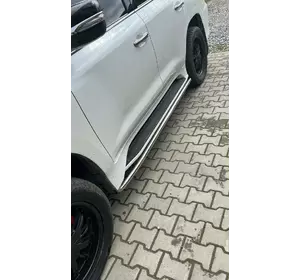 Бічні подпорожники 2015-2022 (нерж) для Lexus LX570/450d Бічні подпорожники 2015-2022 (нерж) для Lexus LX570/450d