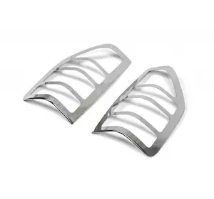 Накладки на стопи (2 шт., нерж.) Carmos - Турецька сталь для Mercedes Sprinter W901-905 1995-2006 рр Накладки на стопи (2 шт., нерж.) Carmos - Турецька сталь для Mercedes Sprinter W901-905 1995-2006 рр