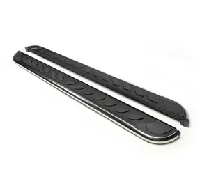 Бокові пороги Maydos V1 (2 шт., алюміній -2024 нерж) для Volkswagen Touareg 2010-2018 рр Бокові пороги Maydos V1 (2 шт., алюміній -2024 нерж) для Volkswagen Touareg 2010-2018 рр