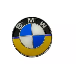 Задня емблема 82мм (UA-Style) для BMW 5 серія F-10/11/07 2010-2016рр