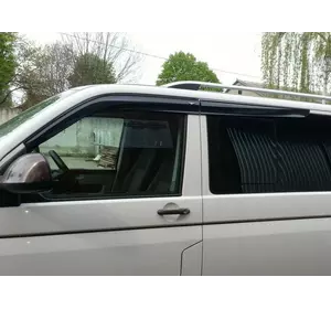 Вітровики (4 шт., Sunplex Sport) для Volkswagen T5 Multivan 2003-2010 рр Вітровики (4 шт., Sunplex Sport) для Volkswagen T5 Multivan 2003-2010 рр