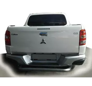 Задній захист AK007 (нерж) для Fiat Fullback 2016-2024 рр Задній захист AK007 (нерж) для Fiat Fullback 2016-2024 рр