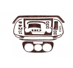 Накладки на панель (2015-2024) Титан для Fiat Doblo II рр Накладки на панель (2015-2024) Титан для Fiat Doblo II рр