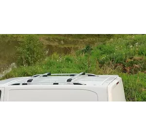 Перемички на рейлінги без ключа (2 шт) Чорний для Toyota Proace 2017-2024 рр Перемички на рейлінги без ключа (2 шт) Чорний для Toyota Proace 2017-2024 рр