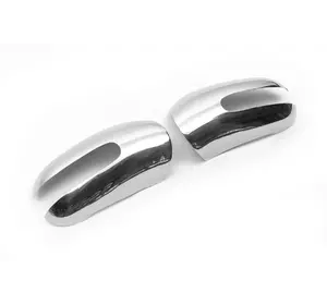 Накладки на дзеркала (2 шт, нерж.) для Mercedes ML W163 Накладки на дзеркала (2 шт, нерж.) для Mercedes ML W163