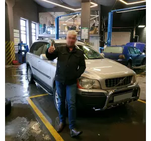 Кенгурятник WT004 (нерж) для Volvo XC90 2002-2014 рр Кенгурятник WT004 (нерж) для Volvo XC90 2002-2014 рр