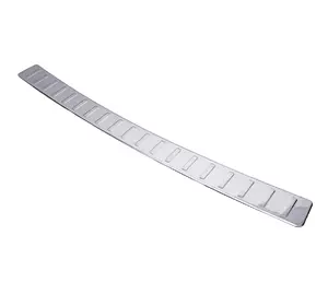 Накладки на задній бампер Carmos (нерж.) для Fiat Fiorino/Qubo 2008-2024 рр Накладки на задній бампер Carmos (нерж.) для Fiat Fiorino/Qubo 2008-2024 рр