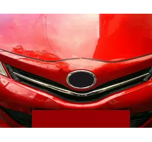 Накладки на решітку (нерж.) для Toyota Yaris 2010-2020 рр