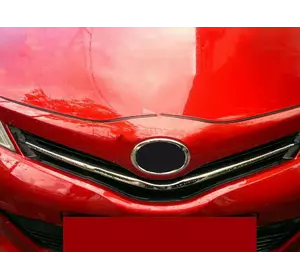 Накладки на решітку (нерж.) для Toyota Yaris 2010-2020 рр Накладки на решітку (нерж.) для Toyota Yaris 2010-2020 рр