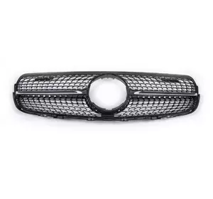 Передня решітка Diamond Black (2015-2019) З місцем під камеру для Mercedes GLC X253 Передня решітка Diamond Black (2015-2019) З місцем під камеру для Mercedes GLC X253