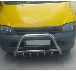 Кенгурятник WT003 (нерж) для Toyota HiAce Кенгурятник WT003 (нерж) для Toyota HiAce
