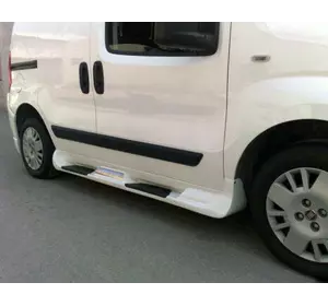 Бокові пороги Sorento тип (під фарбування) для Fiat Fiorino/Qubo 2008-2024 рр Бокові пороги Sorento тип (під фарбування) для Fiat Fiorino/Qubo 2008-2024 рр