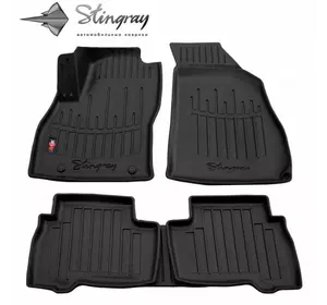 Килимки Stingray 3D (5 шт, поліуретан) для Peugeot Bipper 2008-2024 рр