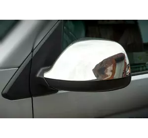 Накладки на дзеркала (2 шт, нержавіюча сталь) OmsaLine - Італійська нержавійка для Volkswagen T6