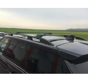 Перемички на звичайні рейлінги без ключа (2 шт) Чорний для Range Rover Sport 2014-2022 рр