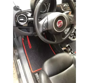 Килимки EVA 500 (чорні) для Fiat 500/500L Килимки EVA 500 (чорні) для Fiat 500/500L