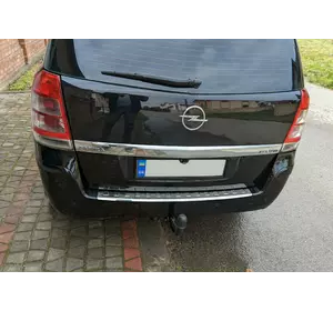 Накладка на задній бампер Carmos (нерж) для Opel Zafira B 2005-2011рр Накладка на задній бампер Carmos (нерж) для Opel Zafira B 2005-2011рр