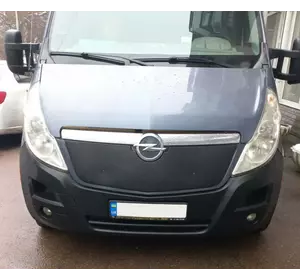 Зимова накладка на решітку Глянцева для Opel Movano 2010-2021 рр Зимова накладка на решітку Глянцева для Opel Movano 2010-2021 рр