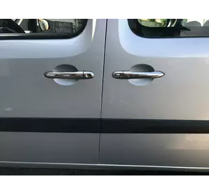 Накладки на ручки (нерж) 4 шт, Carmos - турецька сталь для Mercedes Citan 2013-2021 рр Накладки на ручки (нерж) 4 шт, Carmos - турецька сталь для Mercedes Citan 2013-2021 рр