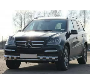 Передня дуга ST015 (нерж.) для Mercedes GL сlass X164 Передня дуга ST015 (нерж.) для Mercedes GL сlass X164