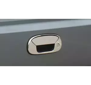 Накладка на задню ручку (нерж.) OmsaLine - Італійська нержавійка для Fiat Doblo I 2001-2005 рр Накладка на задню ручку (нерж.) OmsaLine - Італійська нержавійка для Fiat Doblo I 2001-2005 рр