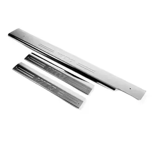 Накладки на внутрішні пороги OmsaLine (3 шт, нерж) для Mercedes Vito W638 1996-2003 років Накладки на внутрішні пороги OmsaLine (3 шт, нерж) для Mercedes Vito W638 1996-2003 років