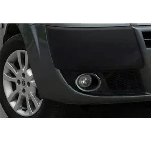 Накладки на противотуманки (2 шт., нерж) Carmos - Турецька сталь для Fiat Doblo I 2005-2010 рр Накладки на противотуманки (2 шт., нерж) Carmos - Турецька сталь для Fiat Doblo I 2005-2010 рр