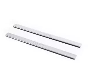 Накладки на пороги Carmos V2 (2 шт., Нерж.) для Fiat Punto Grande/EVO 2006-2018 рр Накладки на пороги Carmos V2 (2 шт., Нерж.) для Fiat Punto Grande/EVO 2006-2018 рр