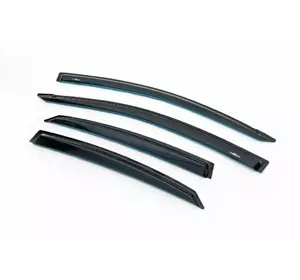 Вітровики (4 шт, HIC) для Hyundai Accent 2017-2024 рр Вітровики (4 шт, HIC) для Hyundai Accent 2017-2024 рр