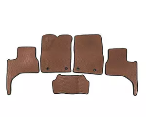 Килимки EVA (Коричневий) для Toyota Land Cruiser 300 Килимки EVA (Коричневий) для Toyota Land Cruiser 300