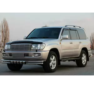 Передня дуга ST015 (нерж.) для Toyota Land Cruiser 100 Передня дуга ST015 (нерж.) для Toyota Land Cruiser 100