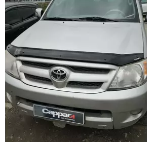 Дефлектор капота 2006-2011 (EuroCap) для Toyota Hilux рр