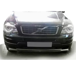 Передній захист ST014 (нерж) для Volvo XC90 2002-2014 рр Передній захист ST014 (нерж) для Volvo XC90 2002-2014 рр