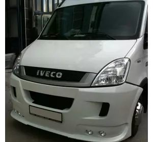 Накладка на передній бампер (під фарбування) для Iveco Daily 2006-2014 рр Накладка на передній бампер (під фарбування) для Iveco Daily 2006-2014 рр