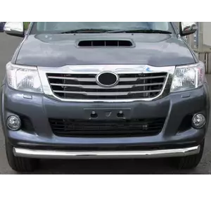 Передній захист ST008 (нерж.) для Toyota Hilux 2006-2015 рр Передній захист ST008 (нерж.) для Toyota Hilux 2006-2015 рр