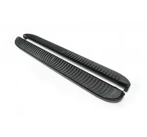 Бокові пороги Tayga Black (2 шт., алюміній) для Chevrolet Trax 2012-2024 рр
