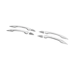 Накладки на ручки OmsaLine (4 шт, нерж) для Renault Megane IV 2016-2022 рр Накладки на ручки OmsaLine (4 шт, нерж) для Renault Megane IV 2016-2022 рр