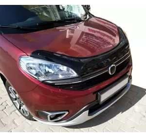 Дефлектор капота EuroCap (2015-2024) для Fiat Doblo II рр Дефлектор капота EuroCap (2015-2024) для Fiat Doblo II рр