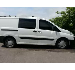 Бічні труби BB001 (2 шт., нерж) 42 мм, коротка база для Fiat Scudo 2007-2015 рр Бічні труби BB001 (2 шт., нерж) 42 мм, коротка база для Fiat Scudo 2007-2015 рр