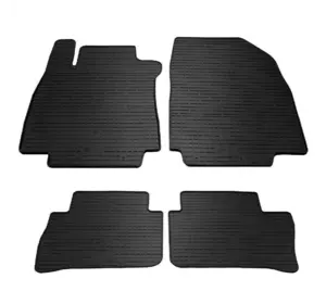 Гумові килимки (4 шт, Stingray Premium) для Nissan Tiida 2004-2011 рр Гумові килимки (4 шт, Stingray Premium) для Nissan Tiida 2004-2011 рр